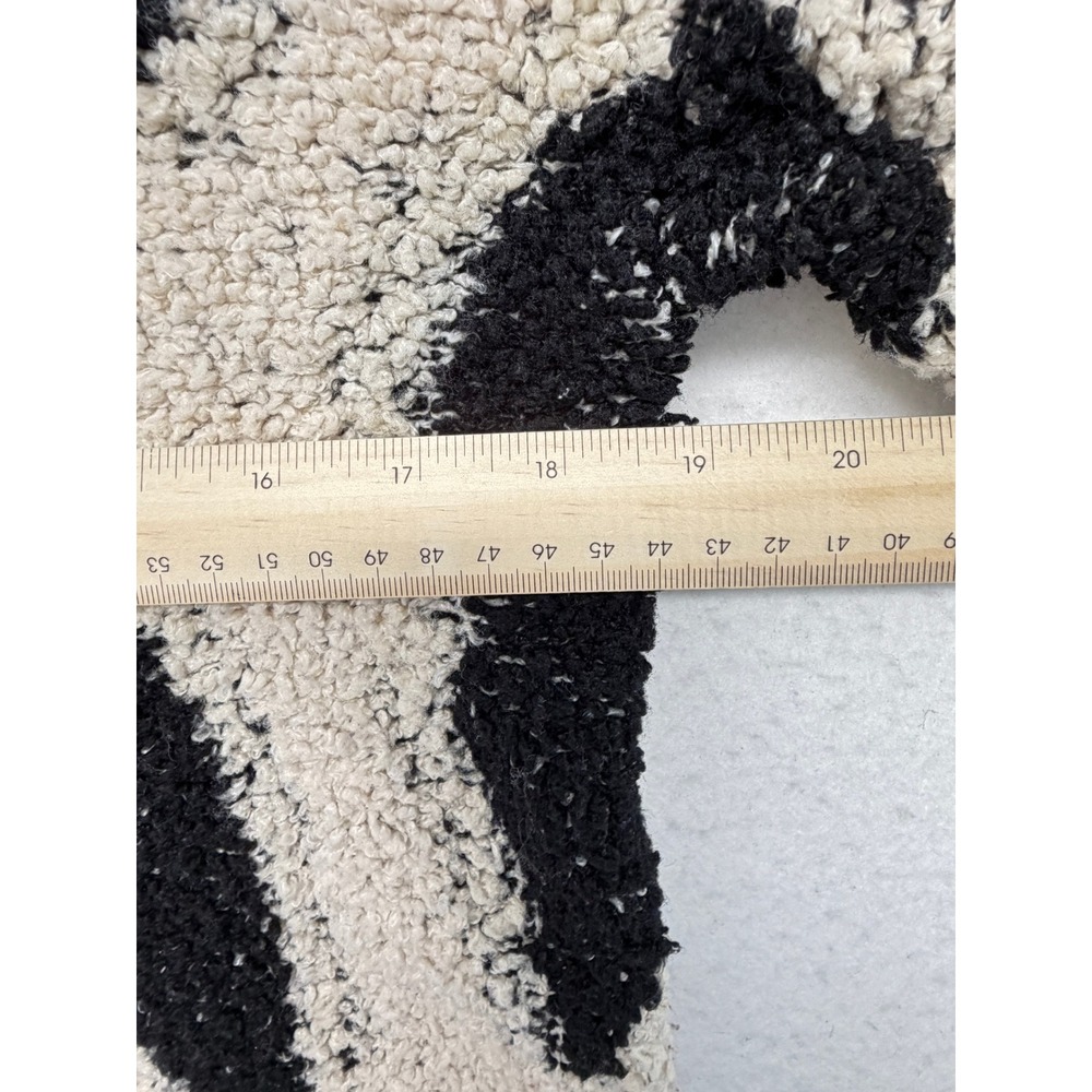 Sandy Liang x Target Women Black White Abstract Animal Print Fleece Hoodie S - Picture 7 of 9